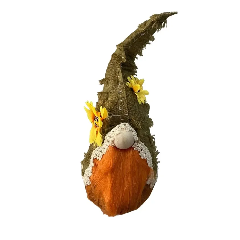 Harvest Gnome Handmade Faceless Doll Thanksgiving Gnome Plush Autumn Decoration‎
